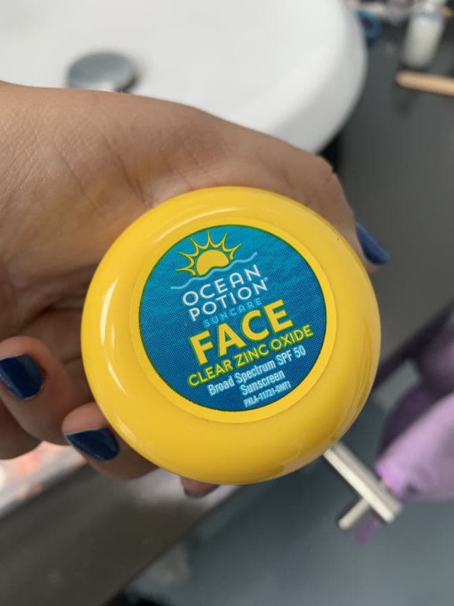 Ocean Potion Protect & Nourish Face Potion Clear Zinc SPF 50 review photo by cams99