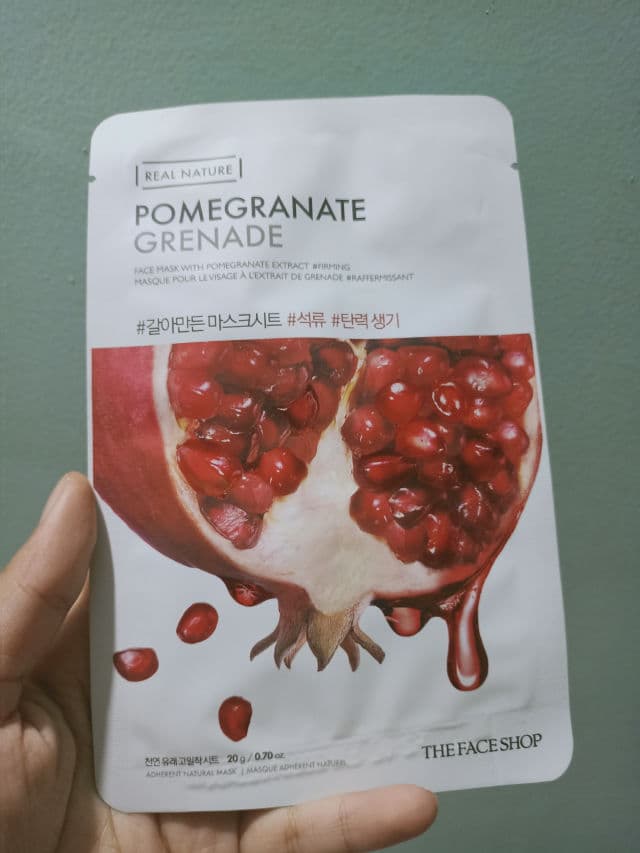 THE FACE SHOP Real Nature Face Mask (Pomegranate) review photo by canvas28