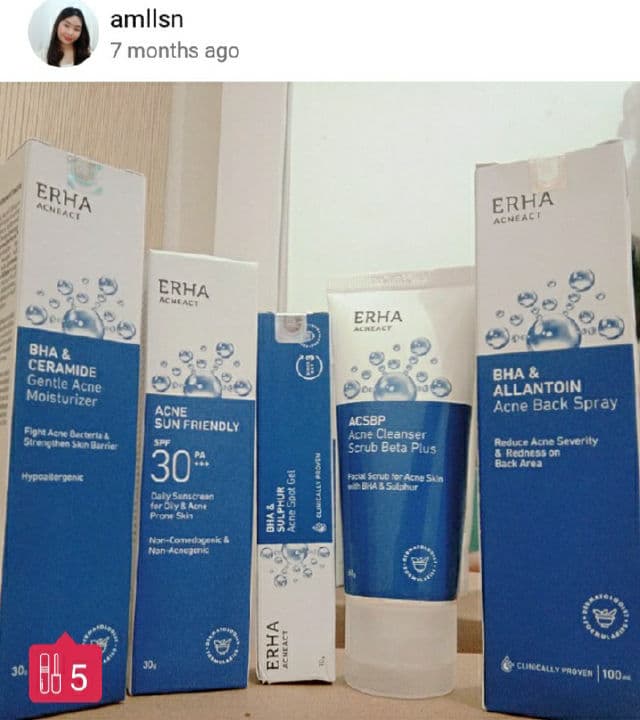 ERHA Acne Care Lab ACSBP (Acne Cleanser Scrub Beta Plus) review photo by caramels