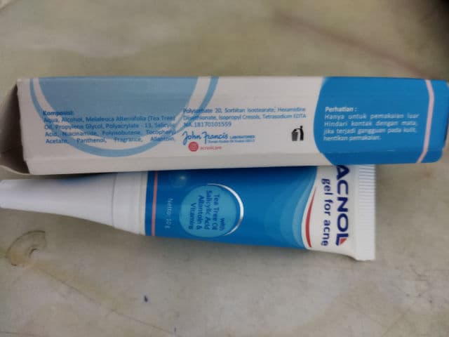 Acnol Gel for Acne review photo by catarinagrachela