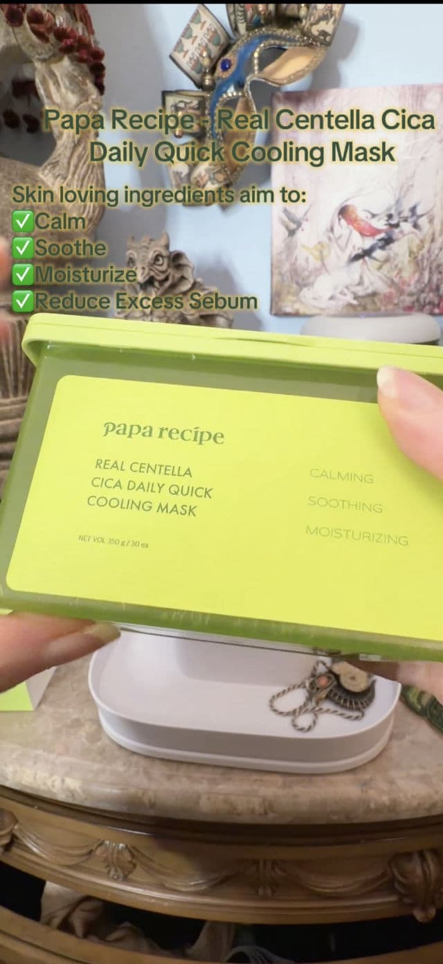PAPA RECIPE Real Centella Cica Cooling Water Fit Toner Pad review photo by Ananael