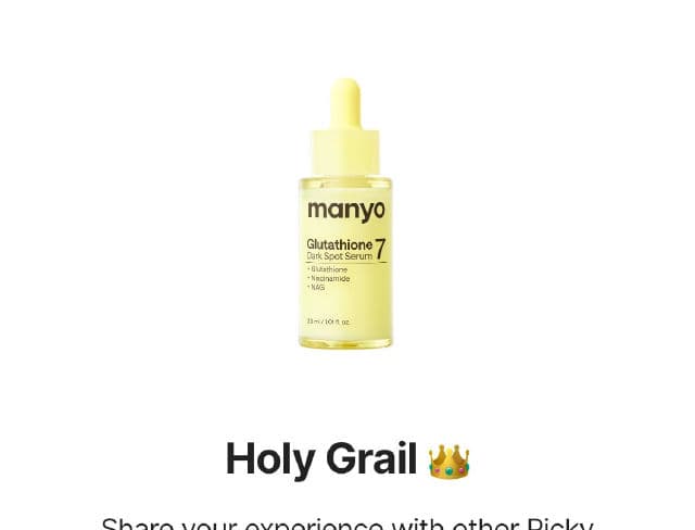 manyo Glutathione 7 Dark Spot Serum review photo by Yepsirosa