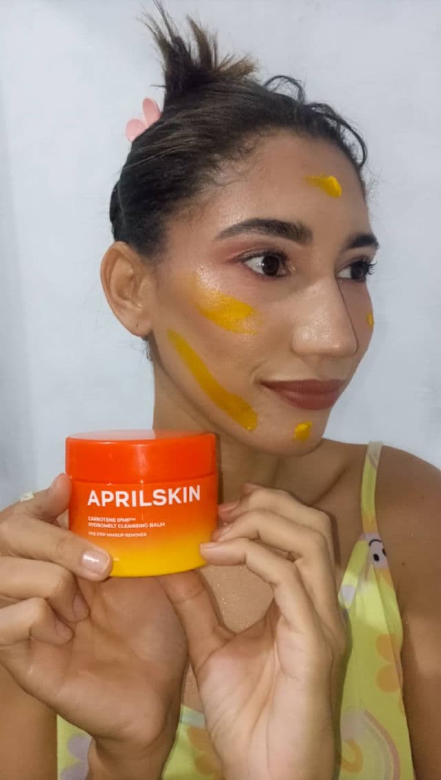 APRIL SKIN Carrotene IPMP Hydromelt Cleansing Balm review photo by ellyventapane