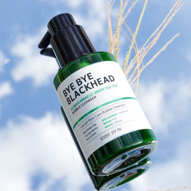 Some By Mi Bye Bye Blackhead 30Days Miracle Green Tea Tox Bubble Cleanser review photo by chacaa