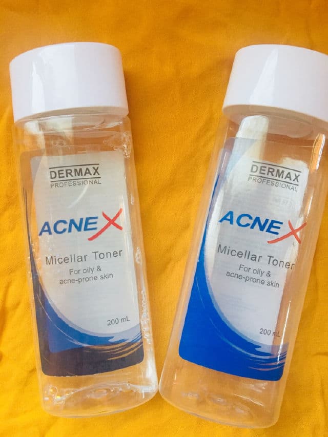 DERMAX PROFESSIONAL AcneX Micellar Toner review photo by cherrymai