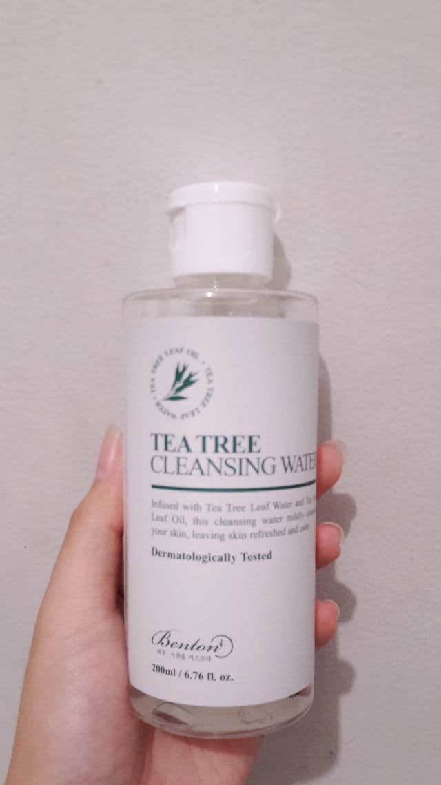 BENTON Tea Tree Cleansing Water review photo by chocopeonies
