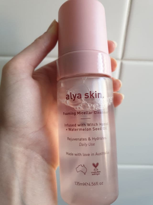 Alya Skin Foaming Micellar Cleanser review photo by chooky