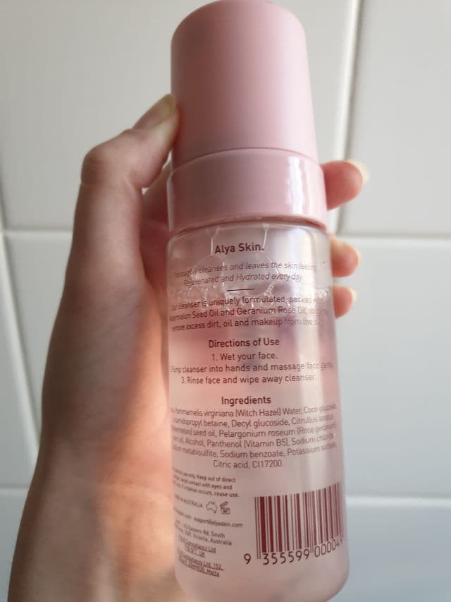 Alya Skin Foaming Micellar Cleanser review photo by chooky