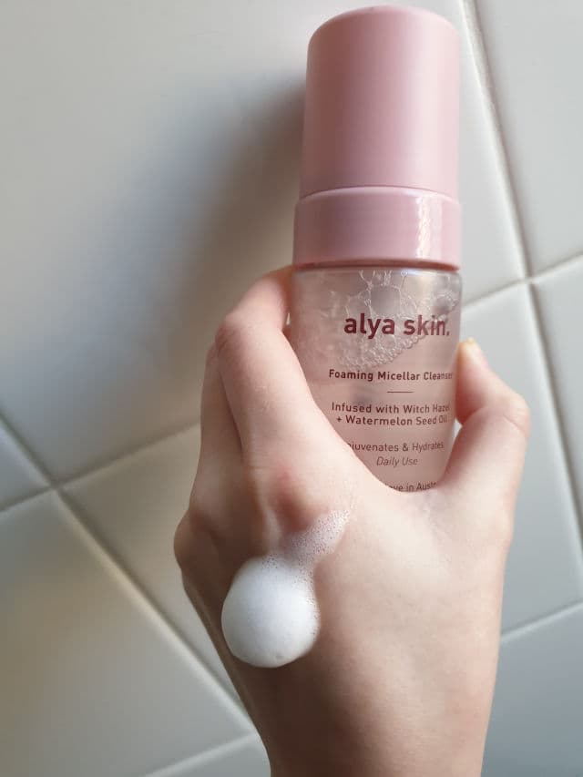 Alya Skin Foaming Micellar Cleanser review photo by chooky