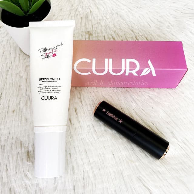 Cuura Brightening Sunscreen (Invisible Protector) SPF50 PA+++ review photo by cikbskincarestories