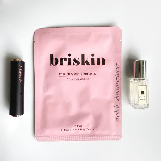 Briskin Real Fit Second Skin Mask - Hydration review photo by cikbskincarestories