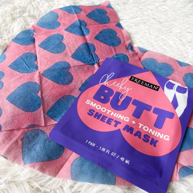 Freeman Cheeky Butt Smoothing & Toning Sheet Mask review photo by cikbskincarestories