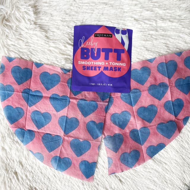 Freeman Cheeky Butt Smoothing & Toning Sheet Mask review photo by cikbskincarestories