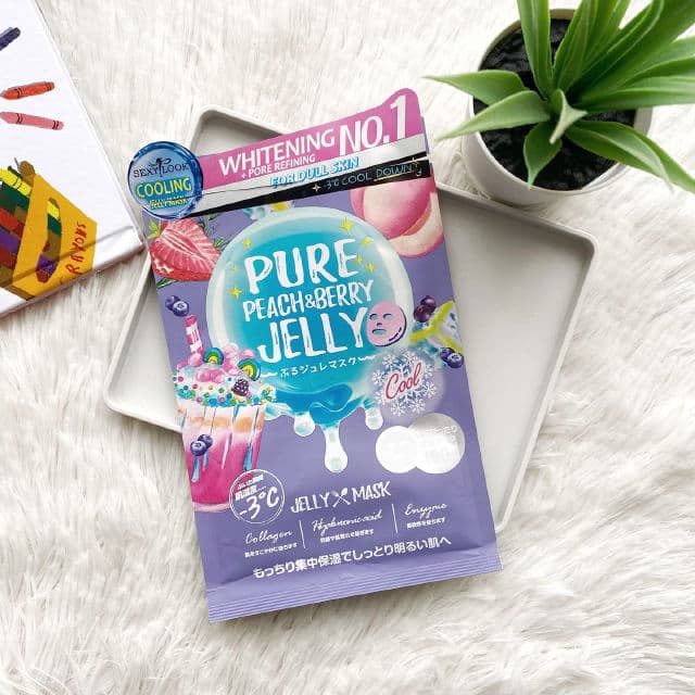 Sexylook Pure Peach & Berry Brightening Cool Jelly Mask review photo by cikbskincarestories