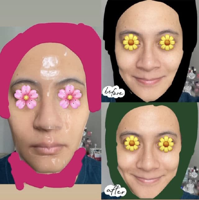 Sexylook Pure Peach & Berry Brightening Cool Jelly Mask review photo by cikbskincarestories