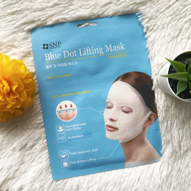 SNP Blue Dot Lifting Mask - Hydrating review photo by cikbskincarestories
