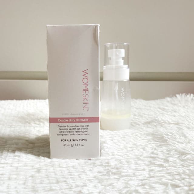 Womeskin Double Duty CeraMist review photo by cikbskincarestories