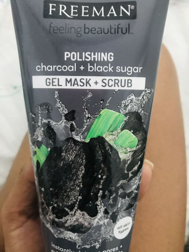 Freeman Feeling Beautiful Charcoal + Black Sugar Gel Mask + Scrub Sachet review photo by cinderella