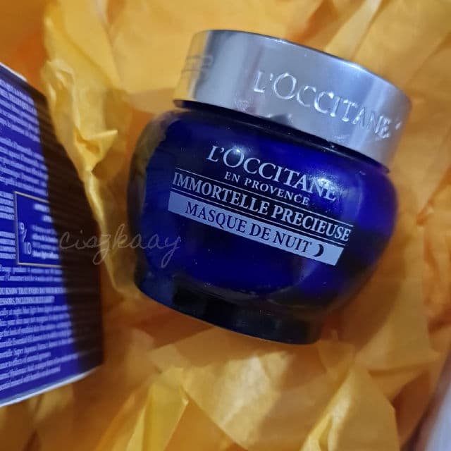 L'Occitane Immortelle Precious Overnight Mask review photo by ciszkaay