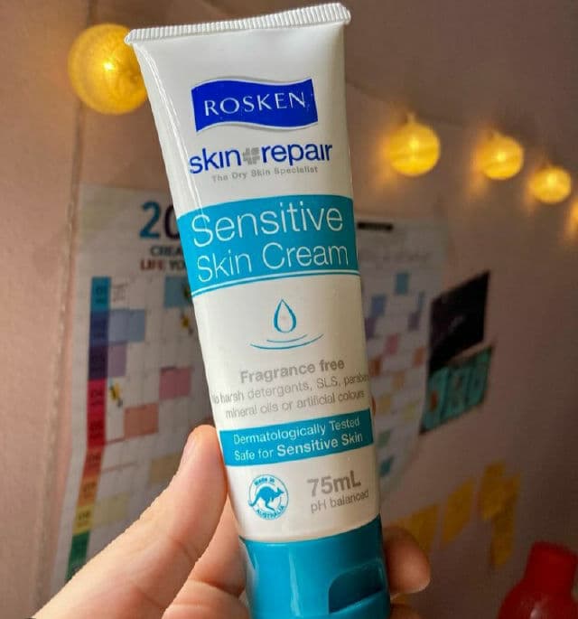 Rosken Sensitive Skin Cream review photo by skinartery