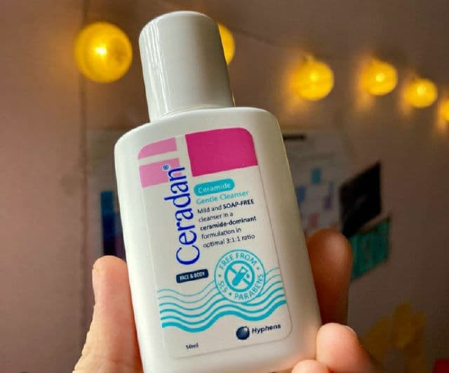 Ceradan Gentle Cleanser review photo by skinartery