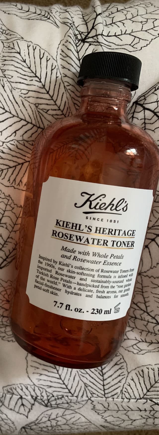 Kiehl's Heritage Rosewater Toner review photo by clarissadebeauty