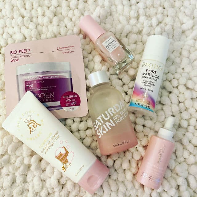 Saturday Skin Pore Clarifying Toner 10% Glycolic Acid + Pore Control Complex review photo by cleahanchey