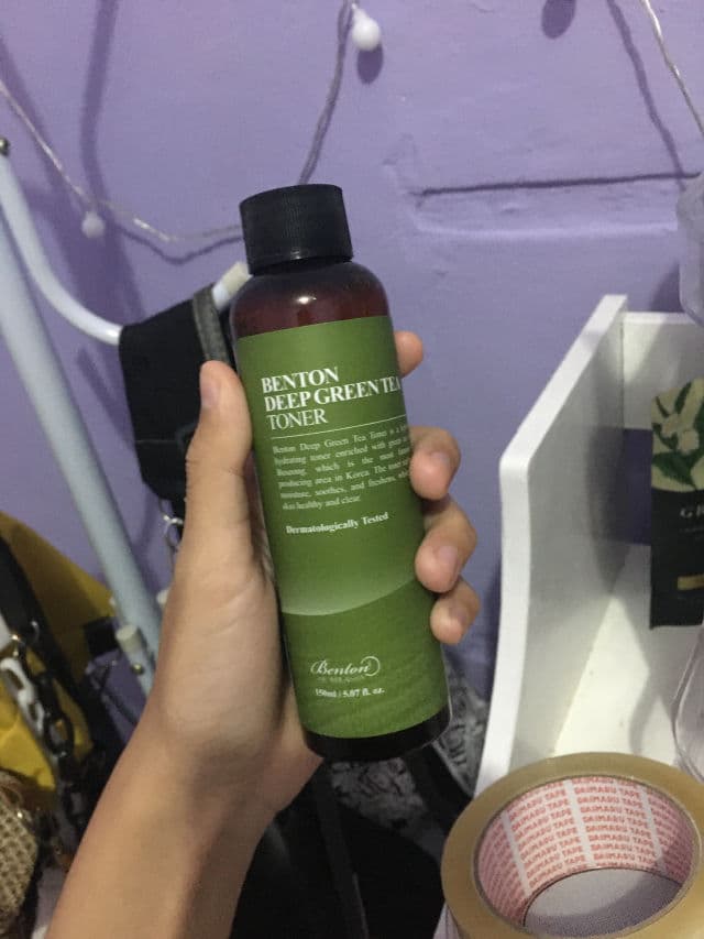 BENTON Deep Green Tea Toner review photo by cloudymilkyway