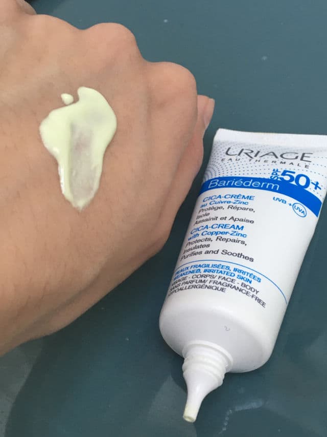 Uriage Bariederm CICA-Creme: Repairing Cream with Cu-Zn SPF50 review photo by codel