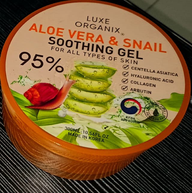Luxe Organix Aloe Vera and Snail Soothing Gel review photo by croissantretinoin