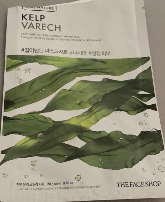 THE FACE SHOP Real Nature Face Mask (Kelp) review photo by cutiscura