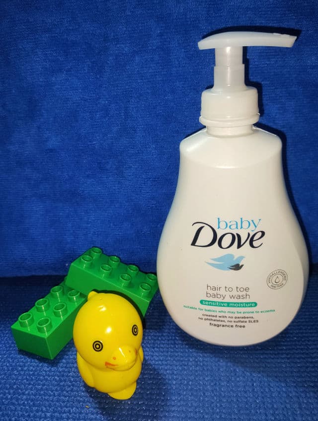 Dove Sensitive Moisture Hair To Toe Baby Wash review photo by czhyreigne