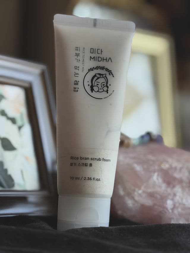 Midha Rice Foam Cleanser review photo by Asmei