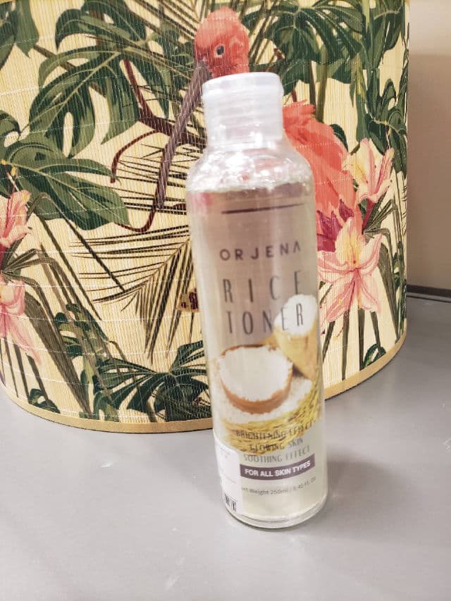 Orjena Rice Toner review photo by Jackies