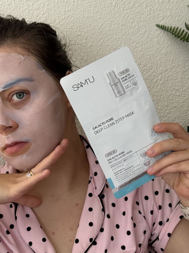 SAM'U Galacto Pore Deep Clean 2Step Mask review photo by oksanaP