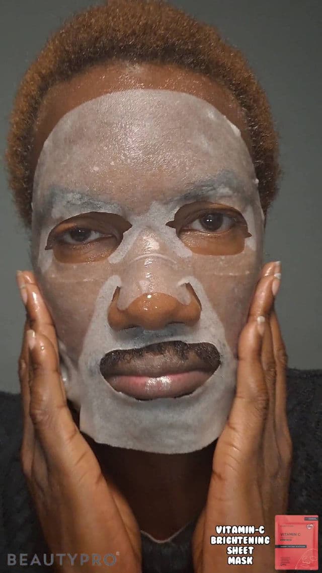 BeautyPro Brightening Collagen Sheet Mask with Vitamin C review photo by CHASEJLONDON