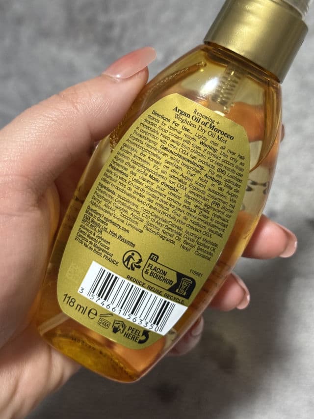 OGX Argan Oil of Morocco Weightless Healing Dry Oil review photo by ubeera