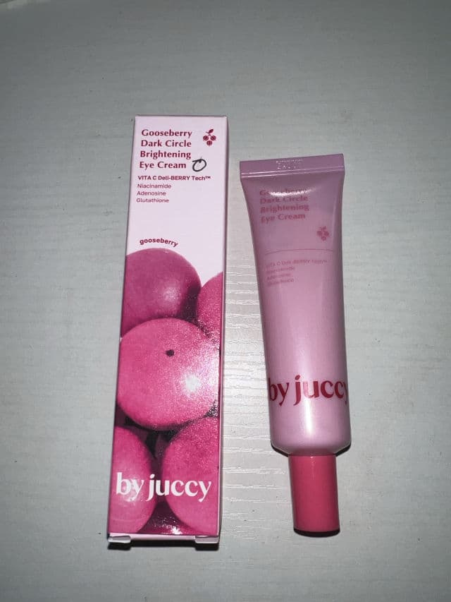 By Juccy Gooseberry Dark Circle Brightening Eye Cream review photo by Fia