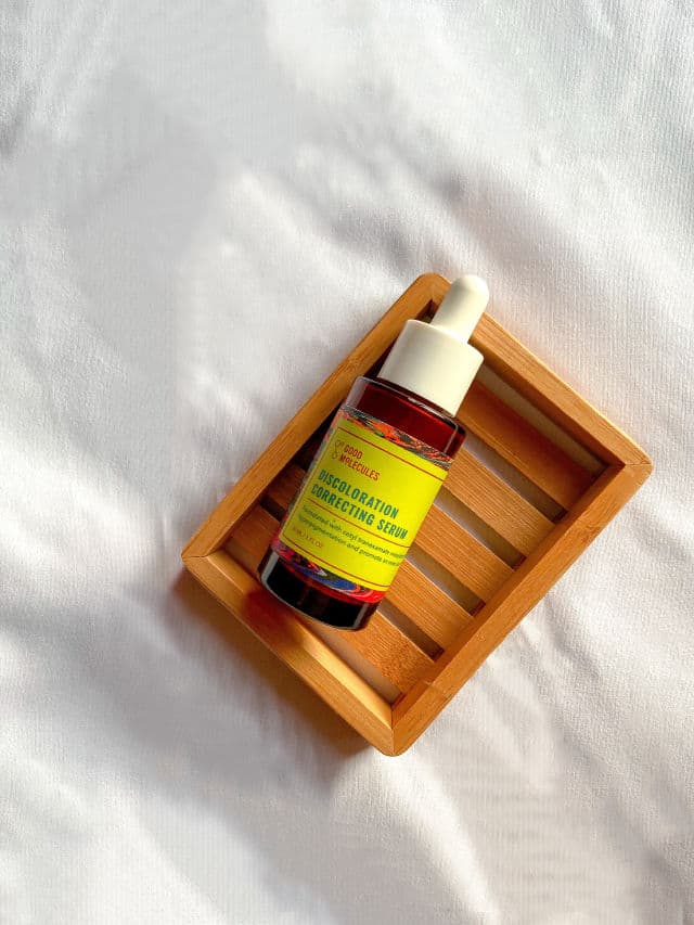 Good Molecules Discoloration Correcting Serum review photo by dadeeskin