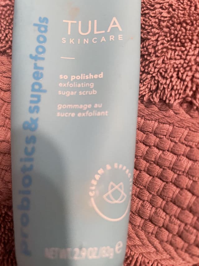 TULA Skincare So Polished Exfoliating Sugar Scrub review photo by dahliasue