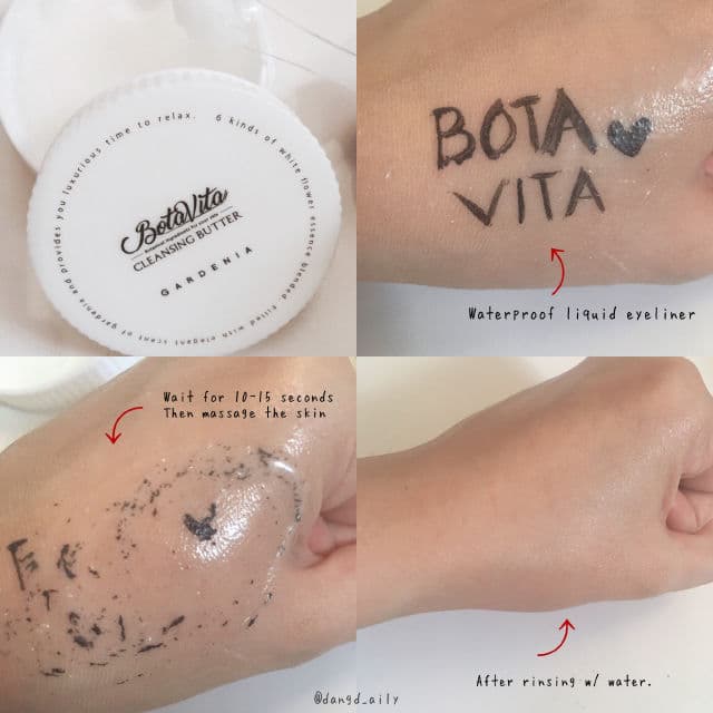 BotaVita Cleansing Butter review photo by dangdaily