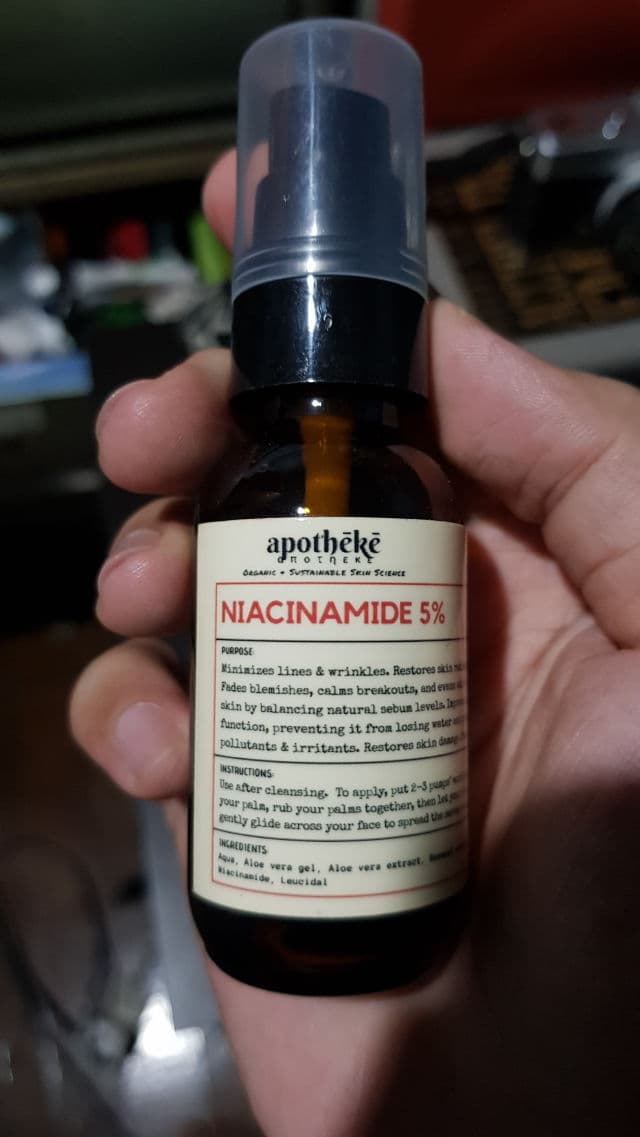 Apotheke Science Niacinamide 5% review photo by vinci