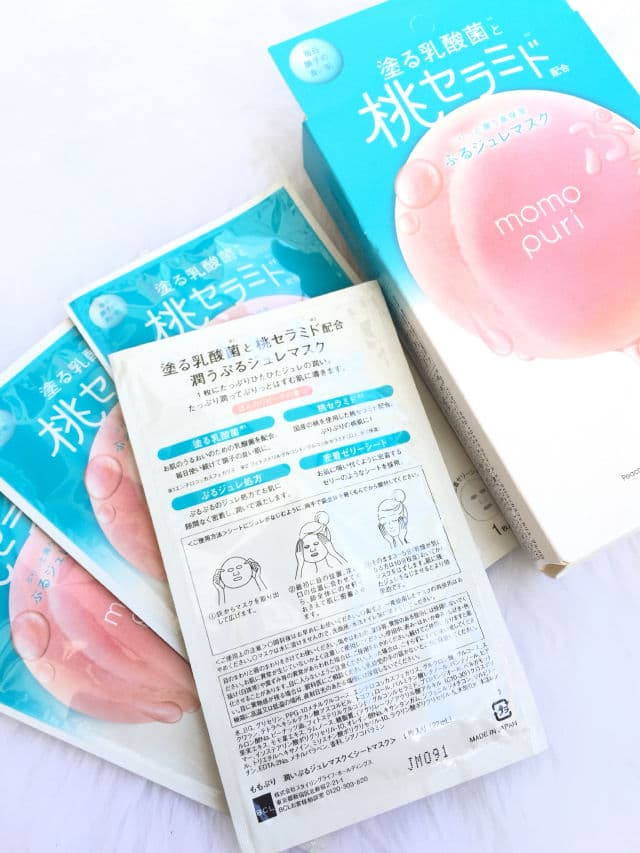 BCL Momo Puri Peach Milk Jelly Mask review photo by darlenellacson