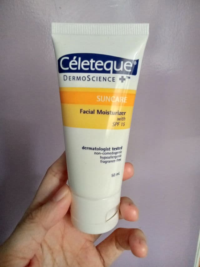 Celeteque Dermoscience Sun Care Facial Moisturizer SPF15 review photo by duhreal