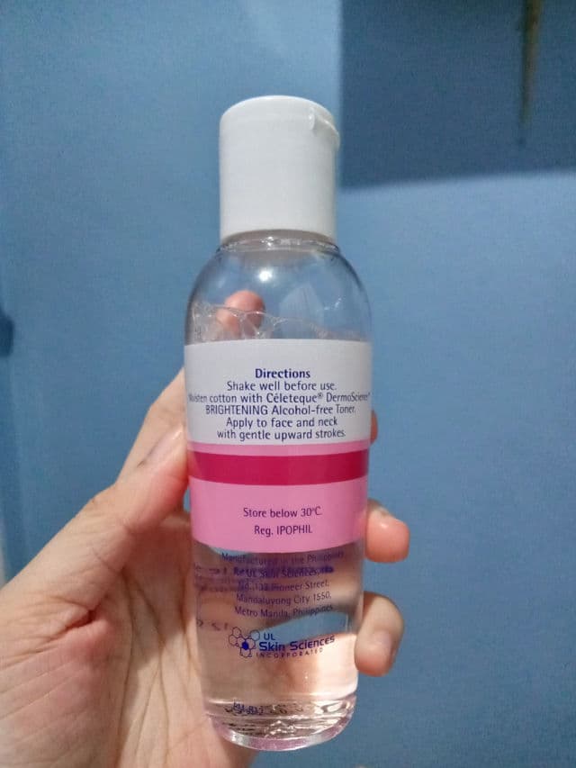 Celeteque Brightening Alcohol-Free Toner review photo by duhreal