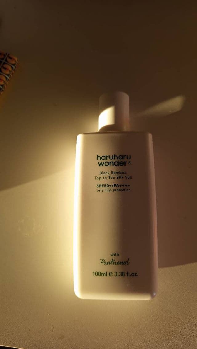 HaruHaru WONDER Black Bamboo Top-to-Toe SPF Veil SPF50+ PA++++ review photo by s3jin001