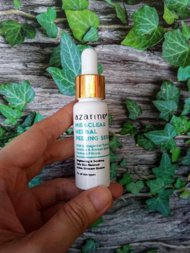 Azarine Miraclear Herbal Peeling Serum review photo by deby