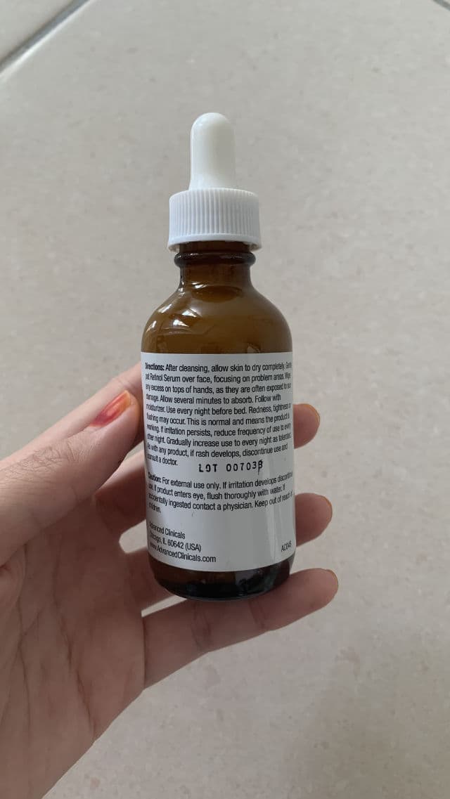 Advanced Clinicals Retinol Serum review photo by dell8