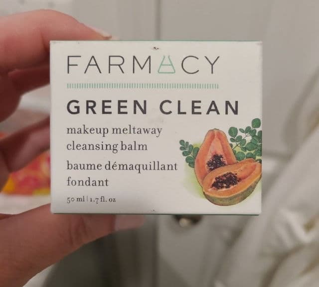 Farmacy Green Clean Makeup Removing Cleansing Balm review photo by dermagals