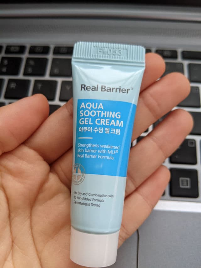 Real Barrier Aqua Soothing Cream review photo by dewydays